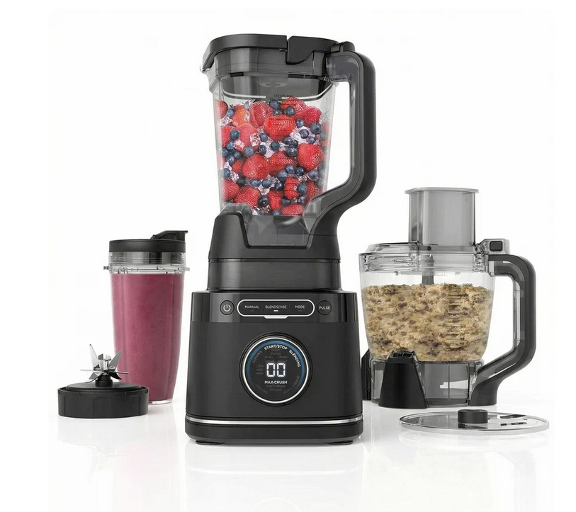 Blender Multifonction 3-en-1 1200W – Mixeur, Robot Cuisine & Smoothie Maker